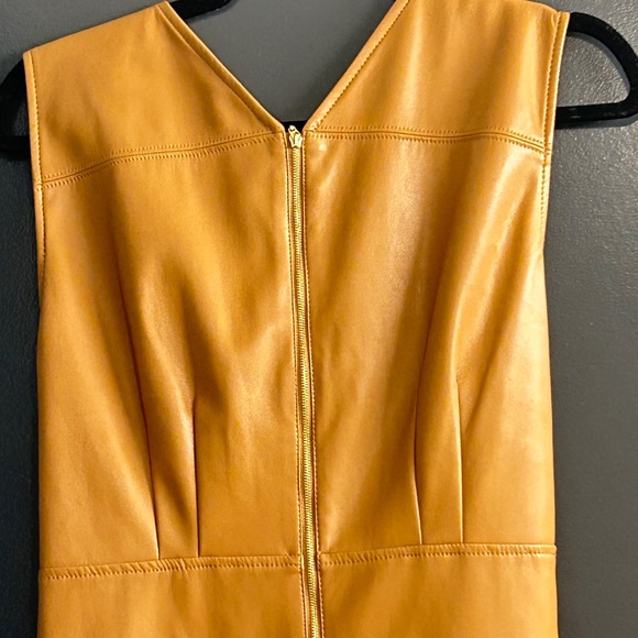 Vegan Leather Dress - Picture 2 of 3